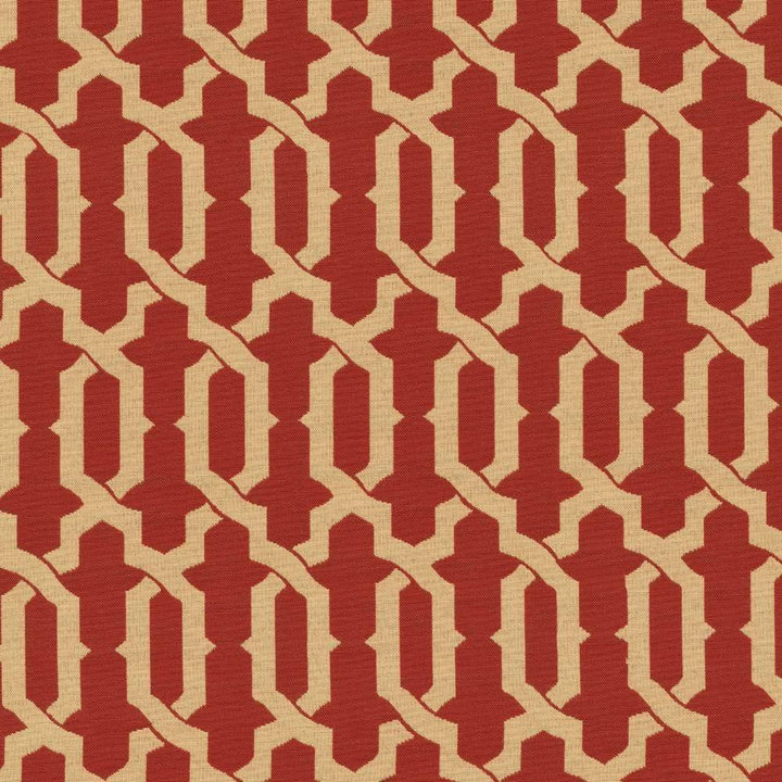 Marmara Trellis Flame by Kasmir Fabric 1367 CHINA 15,000 Wyzenbeek Double Rubs H: 4 6/8 inches, V:8 4/8 inches 56 - 58 - Fabric Carolina - Kasmir