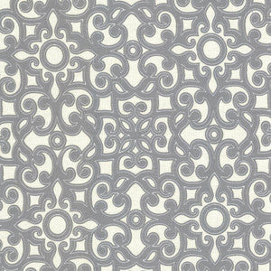 Marvelous Scroll Pewter by Kasmir Fabric