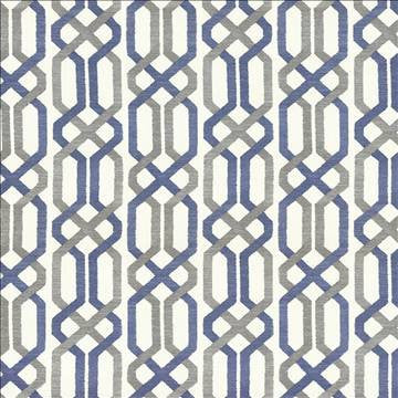 Maze Fret Dove by Kasmir Fabric 5065 100% Cotton USA 15,000 Wyzenbeek Double Rubs H: 13 4/8 inches, V: 9 inches 54 - Fabric Carolina - Kasmir