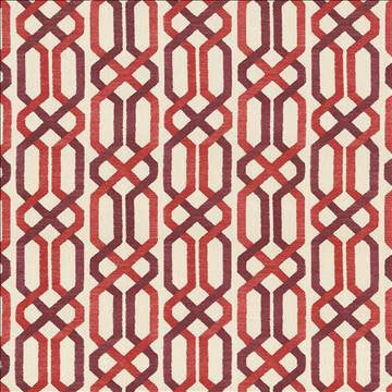 Maze Fret Sorbet by Kasmir Fabric 5064 100% Cotton USA 15,000 Wyzenbeek Double Rubs H: 13 4/8 inches, V: 9 inches 54 - Fabric Carolina - Kasmir