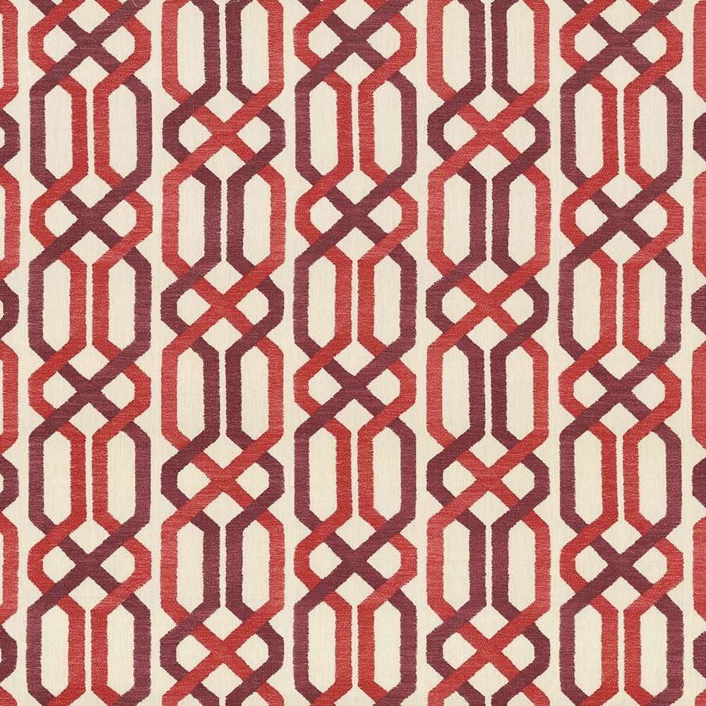 Maze Fret Sorbet  by Kasmir Fabric See sample 100% Cotton
 USA 15,000 Wyzenbeek Double Rubs </p><p>Repeat: Horizontal: 13 4/8 inches and Vertical: 9 inches 54  - Fabric Carolina -
