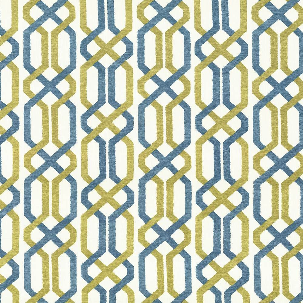 Maze Fret Split Pea by Kasmir Fabric 5065 100% Cotton
 USA </p><p>Repeat: Horizontal: 13 4/8 inches and Vertical: 9 inches 54 - Fabric Carolina -