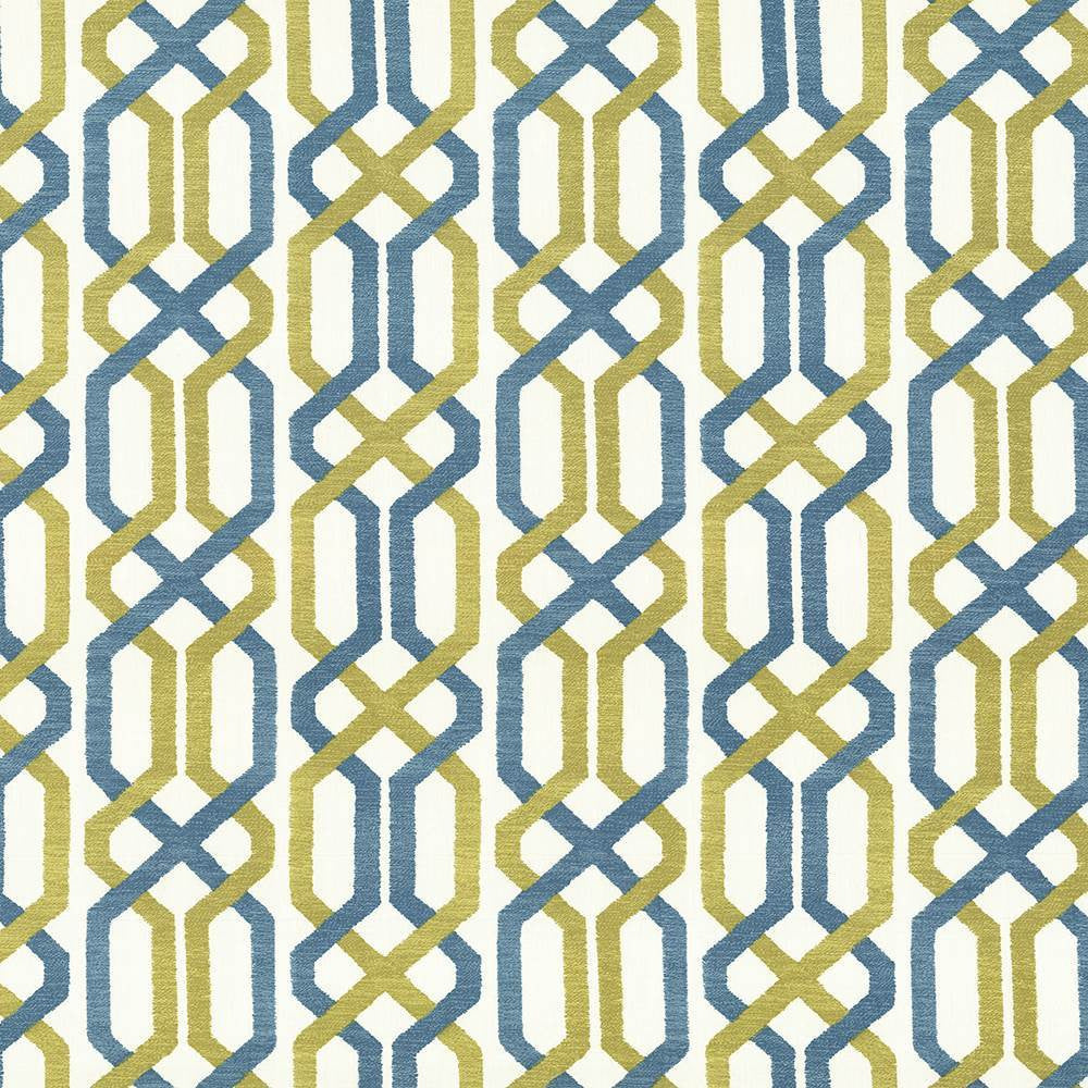 Maze Fret Split Pea by Kasmir Fabric 5065 100% Cotton
 USA </p><p>Repeat: Horizontal: 13 4/8 inches and Vertical: 9 inches 54 - Fabric Carolina -