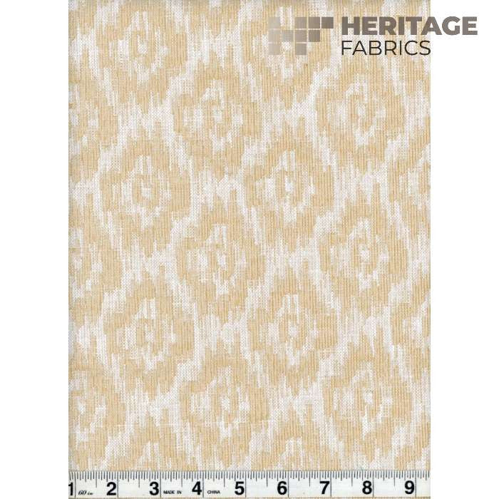 Meadows Wheat by Heritage Fabric - 66% Polyester; 34% Cotton India 18,000 Horizontal: 3.5 and Vertical: 3.5 54" - Fabric Carolina -