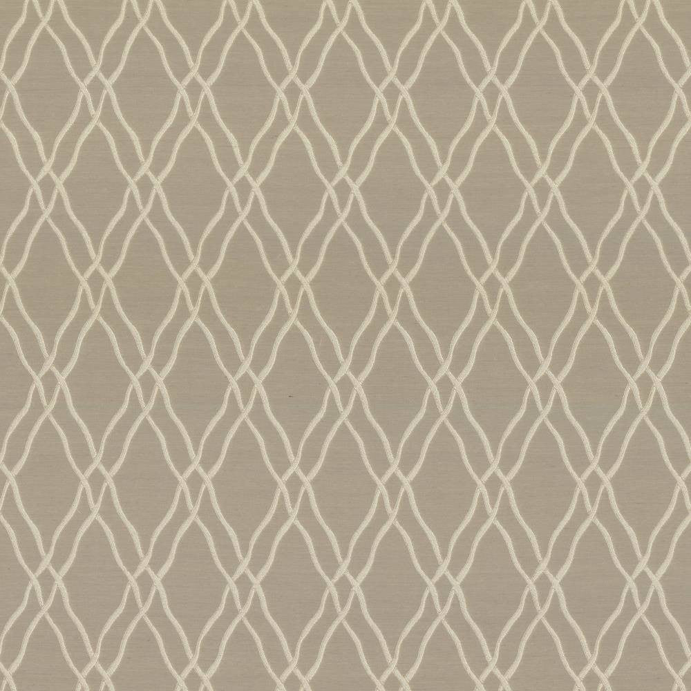Meander Trellis Flax by Kasmir Fabric 5066 CHINA 15,000 Wyzenbeek Double Rubs H: 3 4/8 inches, V:7 6/8 inches 56 - 57 - Fabric Carolina - Kasmir
