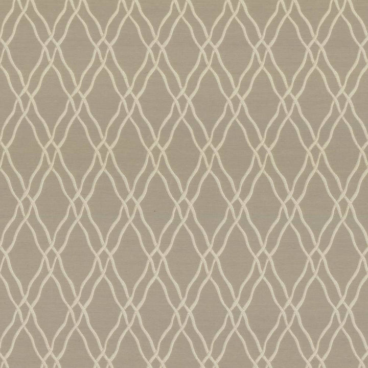 Meander Trellis Flax by Kasmir Fabric 5066 CHINA 15,000 Wyzenbeek Double Rubs H: 3 4/8 inches, V:7 6/8 inches 56 - 57 - Fabric Carolina - Kasmir