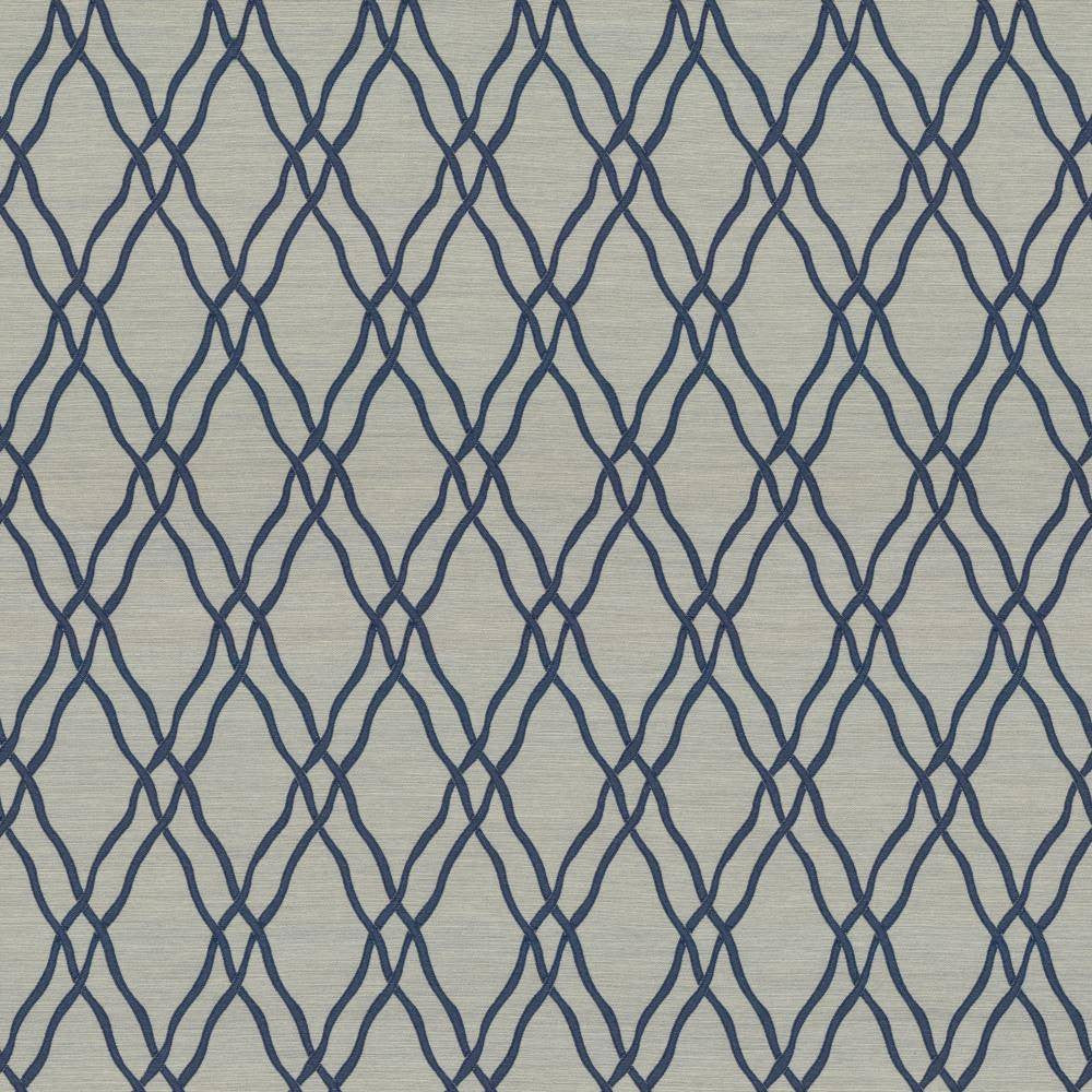 Meander Trellis Azure by Kasmir Fabric 5072 100% Polyester
 CHINA </p><p>Repeat: Horizontal: 3 4/8 inches and Vertical: 7 6/8 inches 56 - 57 - Fabric Carolina -