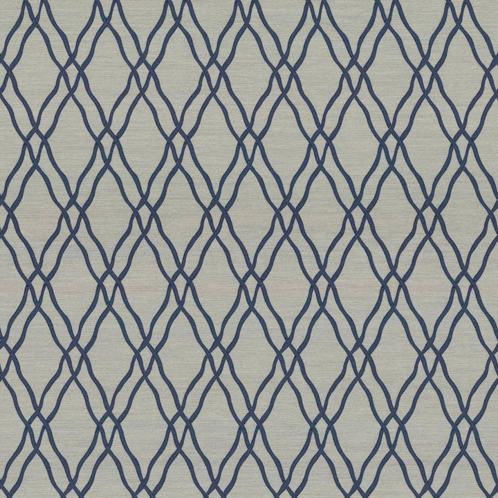 Meander Trellis Azure by Kasmir Fabric 5072 100% Polyester
 CHINA </p><p>Repeat: Horizontal: 3 4/8 inches and Vertical: 7 6/8 inches 56 - 57 - Fabric Carolina -