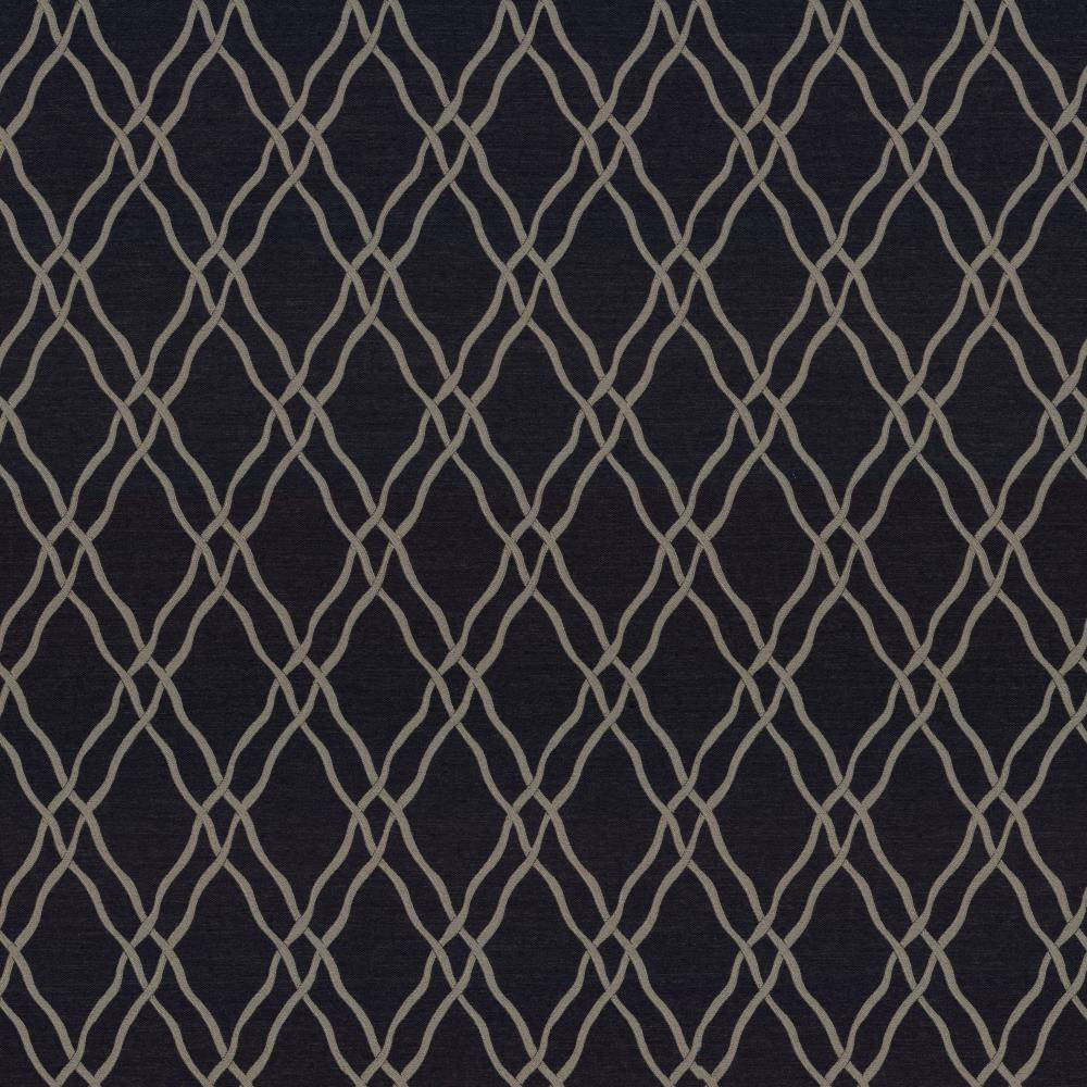 Meander Trellis Charcoal by Kasmir Fabric 5068 100% Polyester
 CHINA </p><p>Repeat: Horizontal: 3 4/8 inches and Vertical: 7 6/8 inches 56 - 57 - Fabric Carolina -