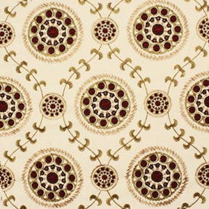 Medallion Ivory 4482911004 by Carole Fabric Exclusive