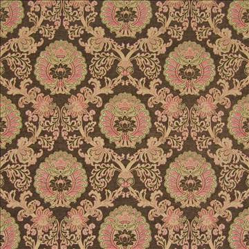 Medici Damask Pumpkin Spice by Kasmir Fabric 1390 72% Rayon 28% Polyester CHINA 12,000 Wyzenbeek Double Rubs H: 14 inches, V: 12 inches 54 - 56 - Fabric Carolina - Kasmir