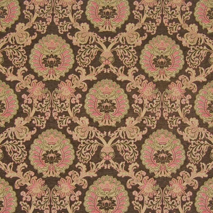 Medici Damask Pumpkin Spice by Kasmir Fabric 1390 CHINA 12,000 Wyzenbeek Double Rubs H: 14 inches, V:12 inches 54 - 56 - Fabric Carolina - Kasmir