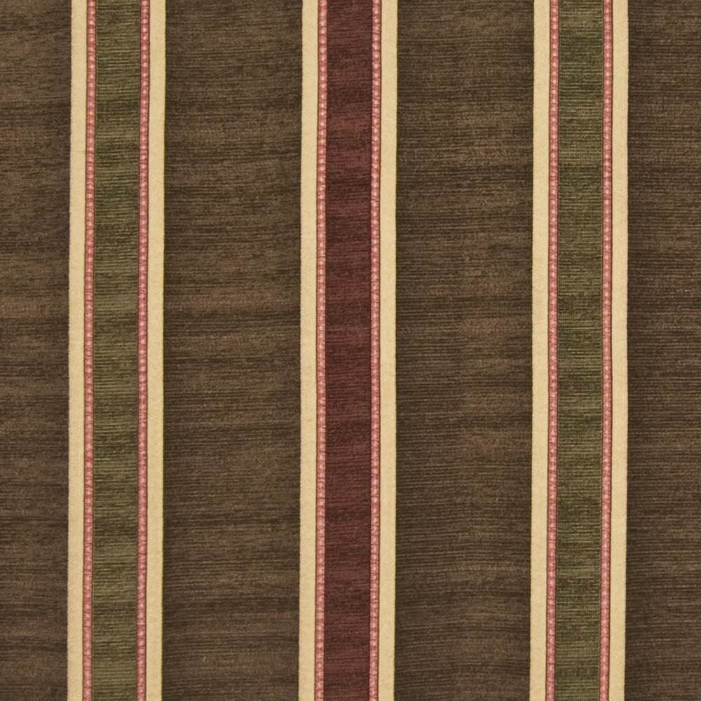Medici Stripe Pumpkin Spice by Kasmir Fabric 1390 72% Rayon
28% Polyester
 CHINA 12,000 Wyzenbeek Double Rubs </p><p>Repeat: Horizontal: 7 inches and Vertical: N/A 54 - Fabric Carolina -