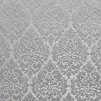Mellark Silver 4490911002 by Carole Fabric Exclusive Sterling Noir 66% Polyester 19% Linen 15% Cotton India H: 15 1/2"V, 9 1/2"H  55" Minimum (See sample for specifics) - Fabric Carolina - Carole Exclusive
