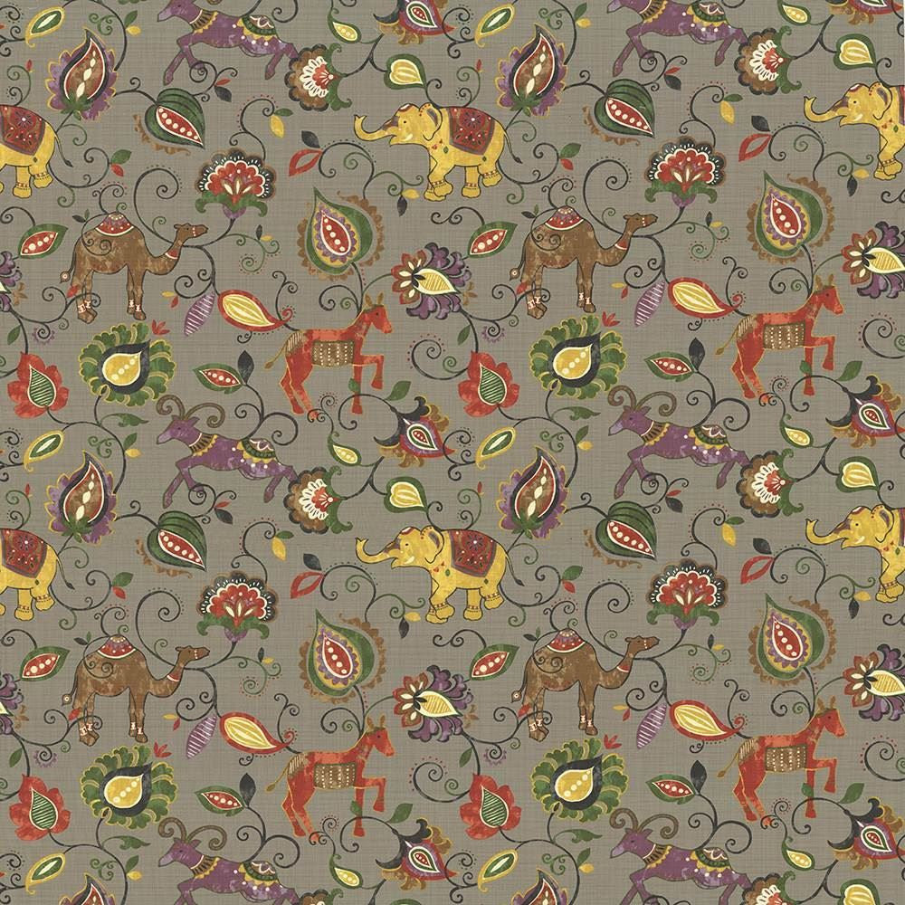 Menagerie Glacier  by Kasmir Fabric See sample 100% Cotton
 INDONESIA 15,000 Wyzenbeek Double Rubs </p><p>Repeat: Horizontal: 27 inches and Vertical: 27 inches 54  - Fabric Carolina -