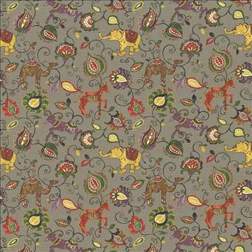 Menagerie Glacier by Kasmir Fabric 1435 100% Cotton INDONESIA 15,000 Wyzenbeek Double Rubs H: 27 inches, V: 27 inches 54 - 55 - Fabric Carolina - Kasmir