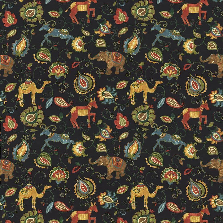 Menagerie Jungle by Kasmir Fabric 1433 INDONESIA 15,000 Wyzenbeek Double Rubs H: 27 inches, V:27 inches 54 - 55 - Fabric Carolina - Kasmir