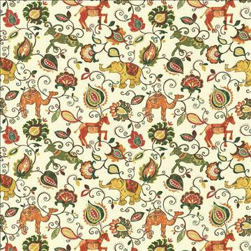 Menagerie Rodeo by Kasmir Fabric 1434 100% Cotton INDONESIA 15,000 Wyzenbeek Double Rubs H: 27 inches, V: 27 inches 54 - 55 - Fabric Carolina - Kasmir