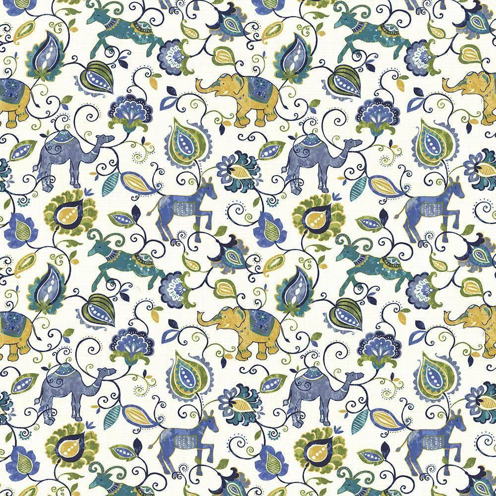 Menagerie Starlight by Kasmir Fabric 1436 INDONESIA 15,000 Wyzenbeek Double Rubs H: 27 inches, V:27 inches 54 - 55 - Fabric Carolina - Kasmir
