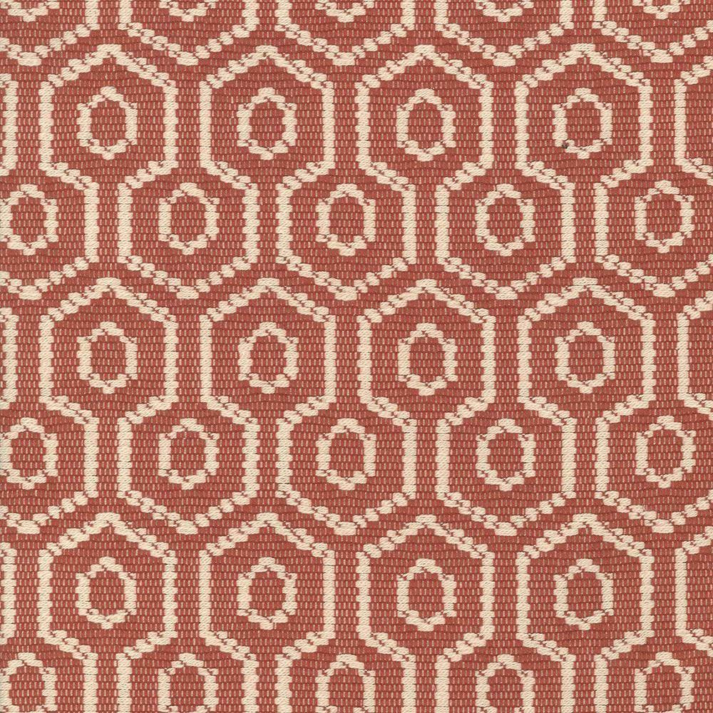 Mendenhall Terra Cotta by Kasmir Fabric 1439 CHINA 9,000 Wyzenbeek Double Rubs H: 2 4/8 inches, V:3 4/8 inches 56 - 57 - Fabric Carolina - Kasmir