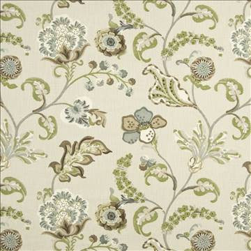 Mercer Park Steel by Kasmir Fabric 1368 100% Cotton USA 14,000 Wyzenbeek Double Rubs H: 27 inches, V: 25 2/8 inches 54 - Fabric Carolina - Kasmir