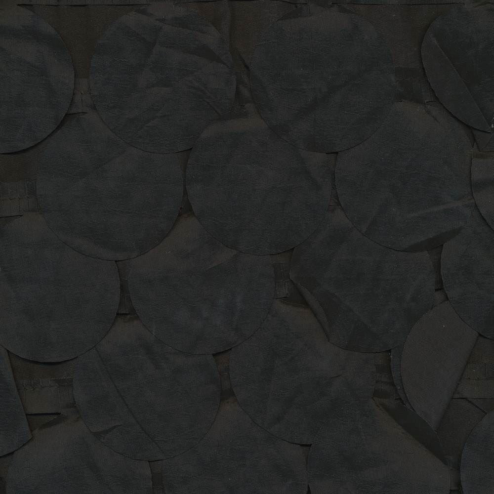 Mermaid Black by Kasmir Fabric 1386 86% Polyester
14% Polyamide
 CHINA </p><p>Repeat: Horizontal: 2 inches and Vertical: 2 inches 56 - 57 - Fabric Carolina -