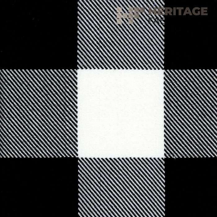 Metro Check Ebony by Heritage Fabric - 100% Cotton India 30,000 Horizontal: 6.75" and Vertical: 6.75" 54" - Fabric Carolina -