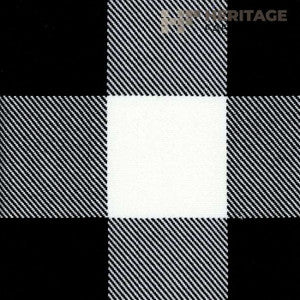 Metro Check Ebony By Roth & Tompkins Fabric