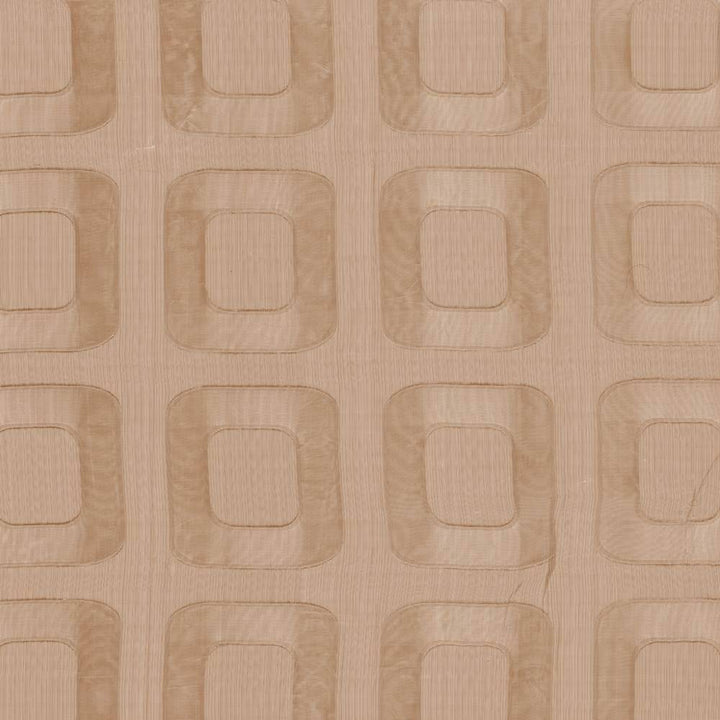 Midcentury Sheer Camel by Kasmir Fabric 5012 CHINA Not Tested H: 10 inches, V:9 4/8 inches 112 - 114 - Fabric Carolina - Kasmir