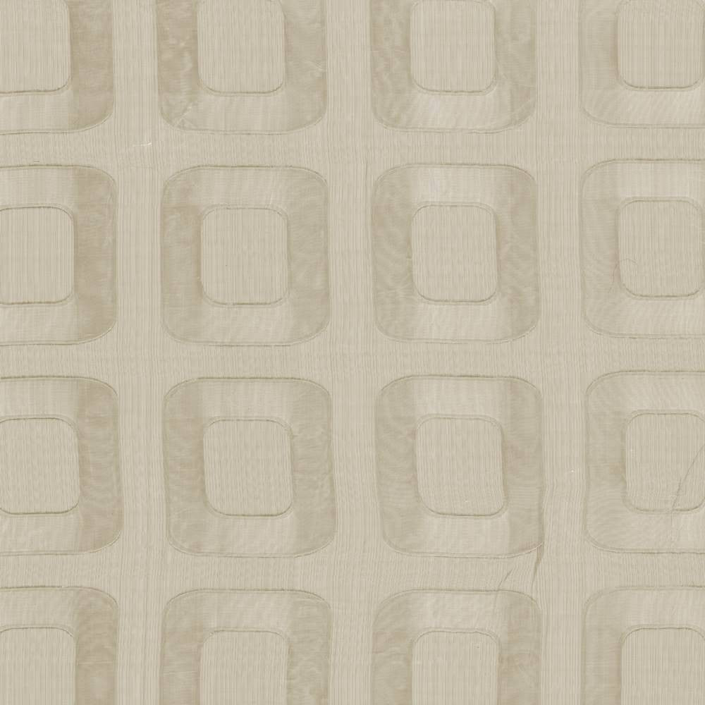 Midcentury Sheer Ivory by Kasmir Fabric 5012 CHINA Not Tested H: 10 inches, V:9 4/8 inches 112 - 114 - Fabric Carolina - Kasmir