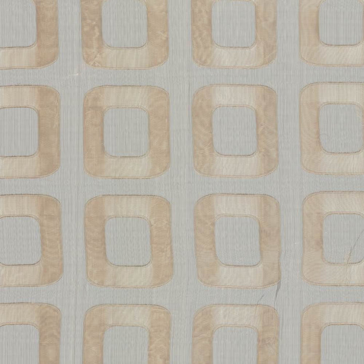 Midcentury Sheer Silver by Kasmir Fabric 5012 100% Polyester CHINA Not Tested Horizontal: 10 inches and Vertical: 9 4/8 inches 112 - 114 - Fabric Carolina -