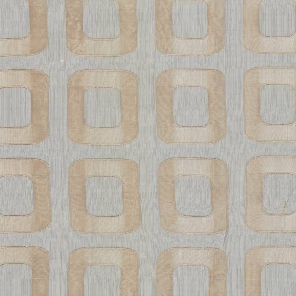 Midcentury Sheer Silver by Kasmir Fabric 5012 CHINA Not Tested H: 10 inches, V:9 4/8 inches 112 - 114 - Fabric Carolina - Kasmir