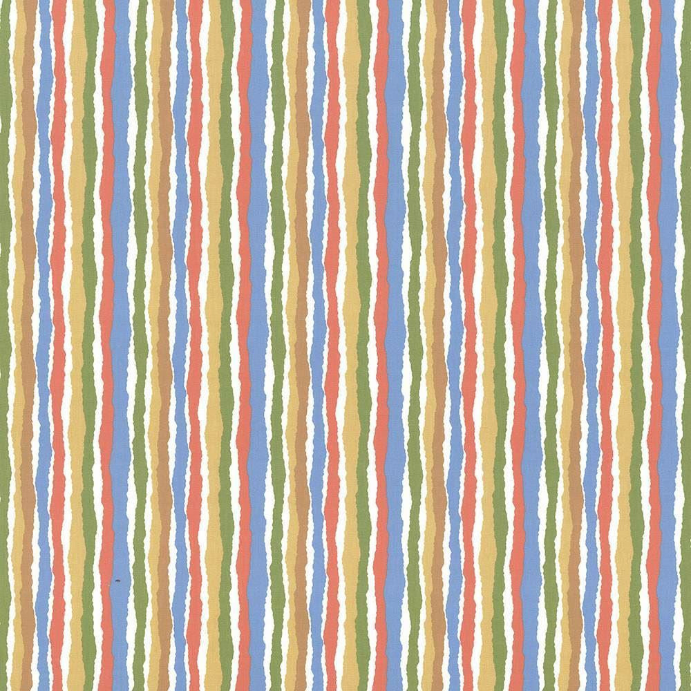 Midgy Stripe Multi  by Kasmir Fabric See sample 100% Cotton
 TURKEY Not Tested </p><p>Repeat: Horizontal: 6 4/8 inches and Vertical: 12 5/8 inches 55  - Fabric Carolina -