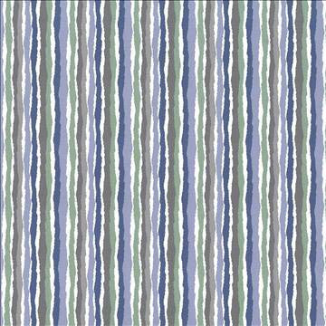 Midgy Stripe Roly Poly Blue by Kasmir Fabric 1445 100% Cotton TURKEY Not Tested H: 6 4/8 inches, V: 12 5/8 inches 55 - Fabric Carolina - Kasmir