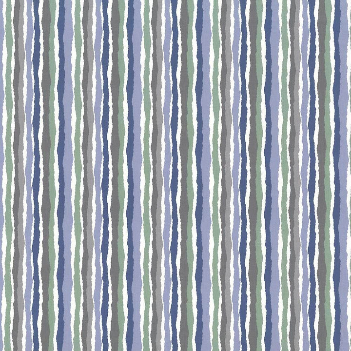 Midgy Stripe Roly Poly Blue by Kasmir Fabric 1445 100% Cotton TURKEY Not Tested Horizontal: 6 4/8 inches and Vertical: 12 5/8 inches 55 - Fabric Carolina -