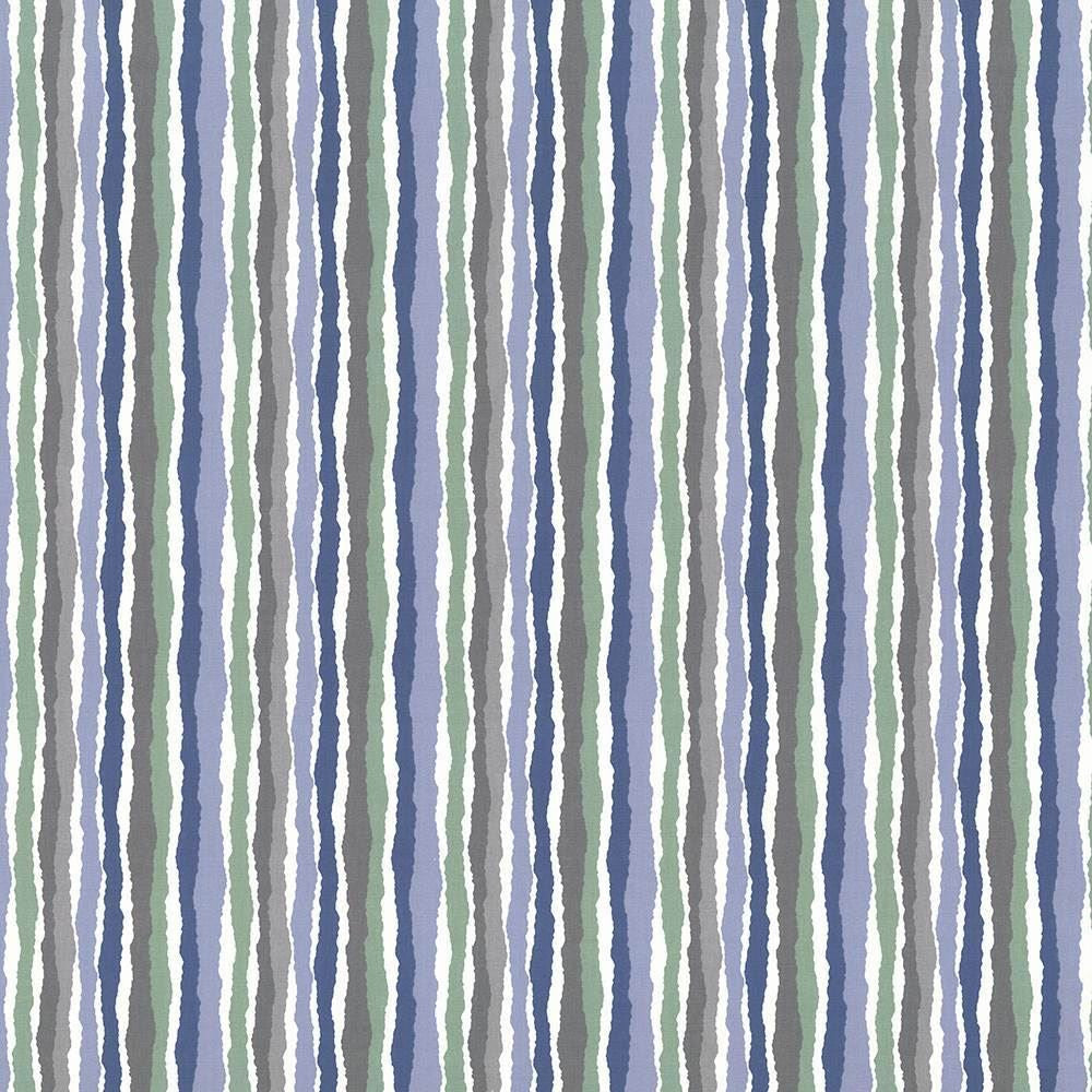 Midgy Stripe Roly Poly Blue  by Kasmir Fabric See sample 100% Cotton
 TURKEY Not Tested </p><p>Repeat: Horizontal: 6 4/8 inches and Vertical: 12 5/8 inches 55  - Fabric Carolina -