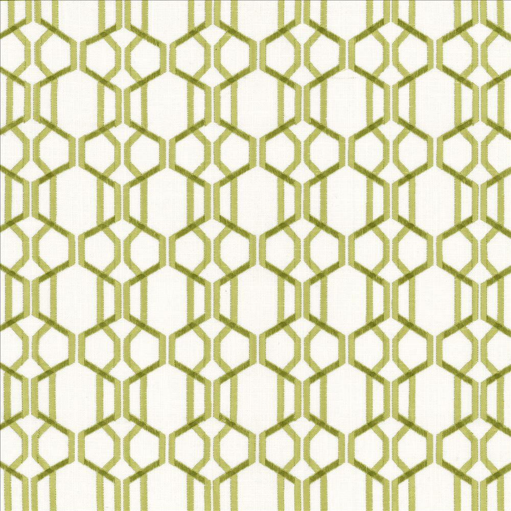 Millicent Fret Greenery by Kasmir Fabric 1455 38% Cotton
30% Polyester
16% Viscose
16% Linen
 INDIA </p><p>Repeat: Horizontal: 3 inches and Vertical: 3 2/8 inches 54 - Fabric Carolina -