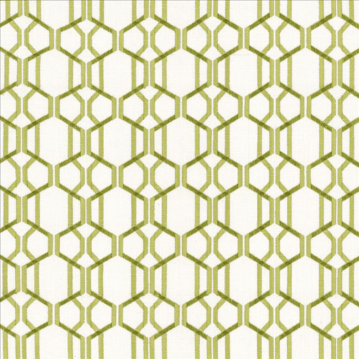 Millicent Fret Greenery by Kasmir Fabric 1455 38% Cotton
30% Polyester
16% Viscose
16% Linen
 INDIA </p><p>Repeat: Horizontal: 3 inches and Vertical: 3 2/8 inches 54 - Fabric Carolina -