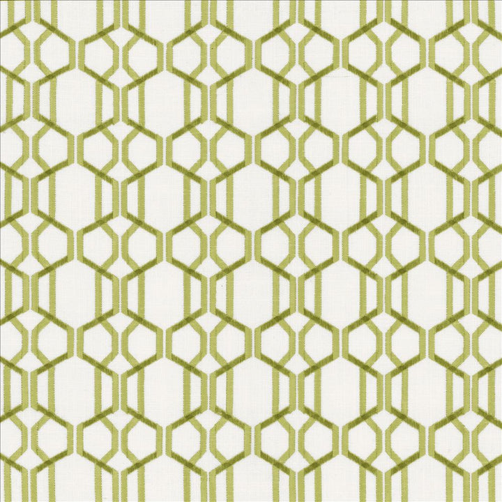 Millicent Fret Greenery by Kasmir Fabric 1455 38% Cotton
30% Polyester
16% Viscose
16% Linen
 INDIA 25,000 Wyzenbeek Double Rubs Horizontal: 3 inches and Vertical: 3 2/8 inches 54 - Fabric Carolina -