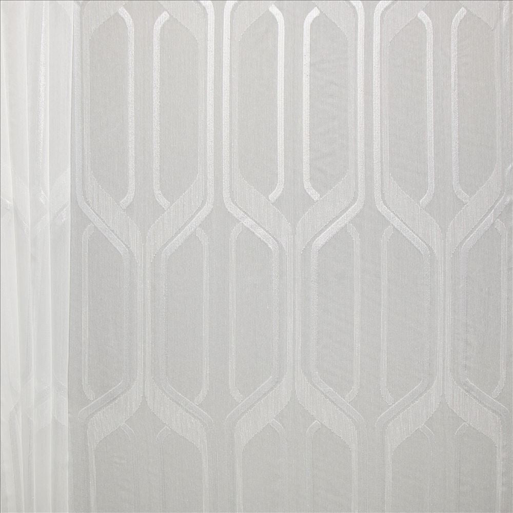 Mina Snow by Kasmir Fabric 1465 100% Polyester
 TURKEY Not Tested </p><p>Repeat: Horizontal: 9 inches and Vertical: 22 4/8 inches 118 - Fabric Carolina -
