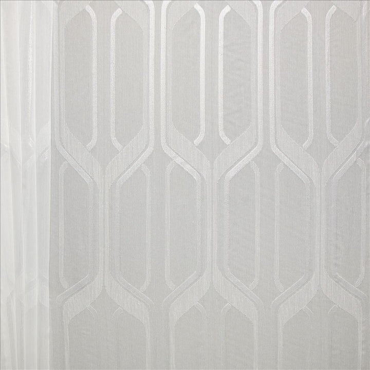 Mina Snow by Kasmir Fabric 1465 100% Polyester
 TURKEY Not Tested </p><p>Repeat: Horizontal: 9 inches and Vertical: 22 4/8 inches 118 - Fabric Carolina -