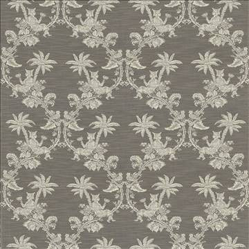 Ming Garden Driftwood by Kasmir Fabric 1433 66% Rayon 34% Polyester USA 42,000 Wyzenbeek Double Rubs H: 27 inches, V: 26 6/8 inches 55 - 56 - Fabric Carolina - Kasmir