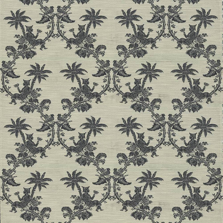 Ming Garden Prussian by Kasmir Fabric 1436 USA 42,000 Wyzenbeek Double Rubs H: 27 inches, V:26 6/8 inches 55 - 56 - Fabric Carolina - Kasmir