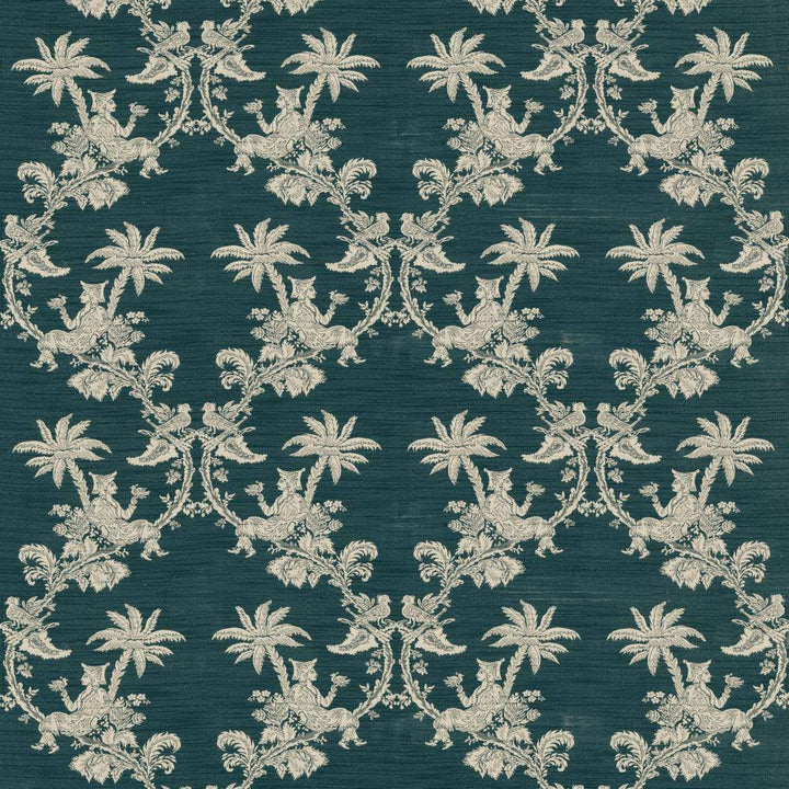 Ming Garden Prussian by Kasmir Fabric 1436 66% Rayon
34% Polyester
 USA </p><p>Repeat: Horizontal: 27 inches and Vertical: 26 6/8 inches 55 - 56 - Fabric Carolina -
