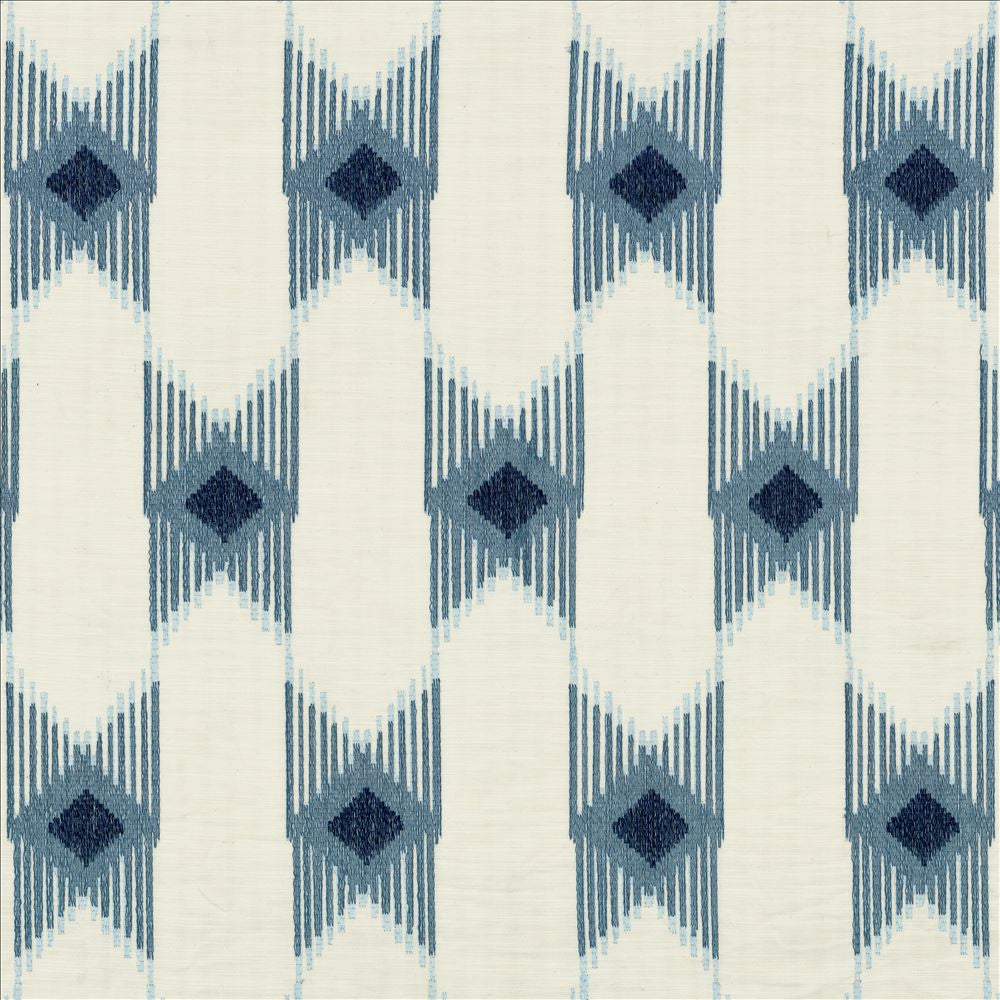 Minnetonka Blue  by Kasmir Fabric See sample 80% Cotton
20% Rayon
 INDIA 50,000 Wyzenbeek Double Rubs </p><p>Repeat: Horizontal: 6 5/8 inches and Vertical: 15 2/8 inches 54  - Fabric Carolina -
