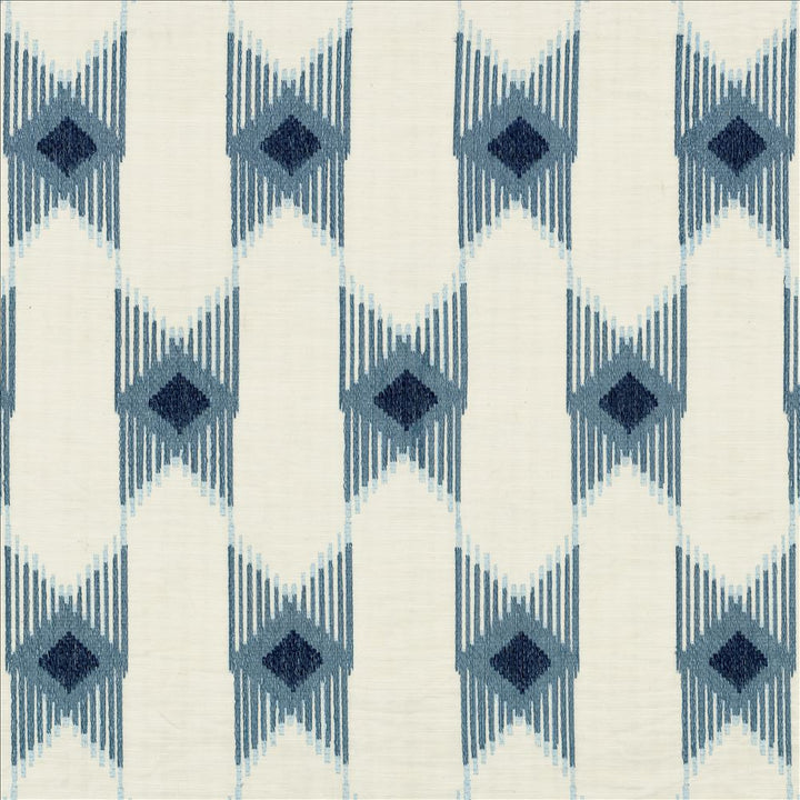 Minnetonka Blue  by Kasmir Fabric See sample 80% Cotton
20% Rayon
 INDIA 50,000 Wyzenbeek Double Rubs </p><p>Repeat: Horizontal: 6 5/8 inches and Vertical: 15 2/8 inches 54  - Fabric Carolina -