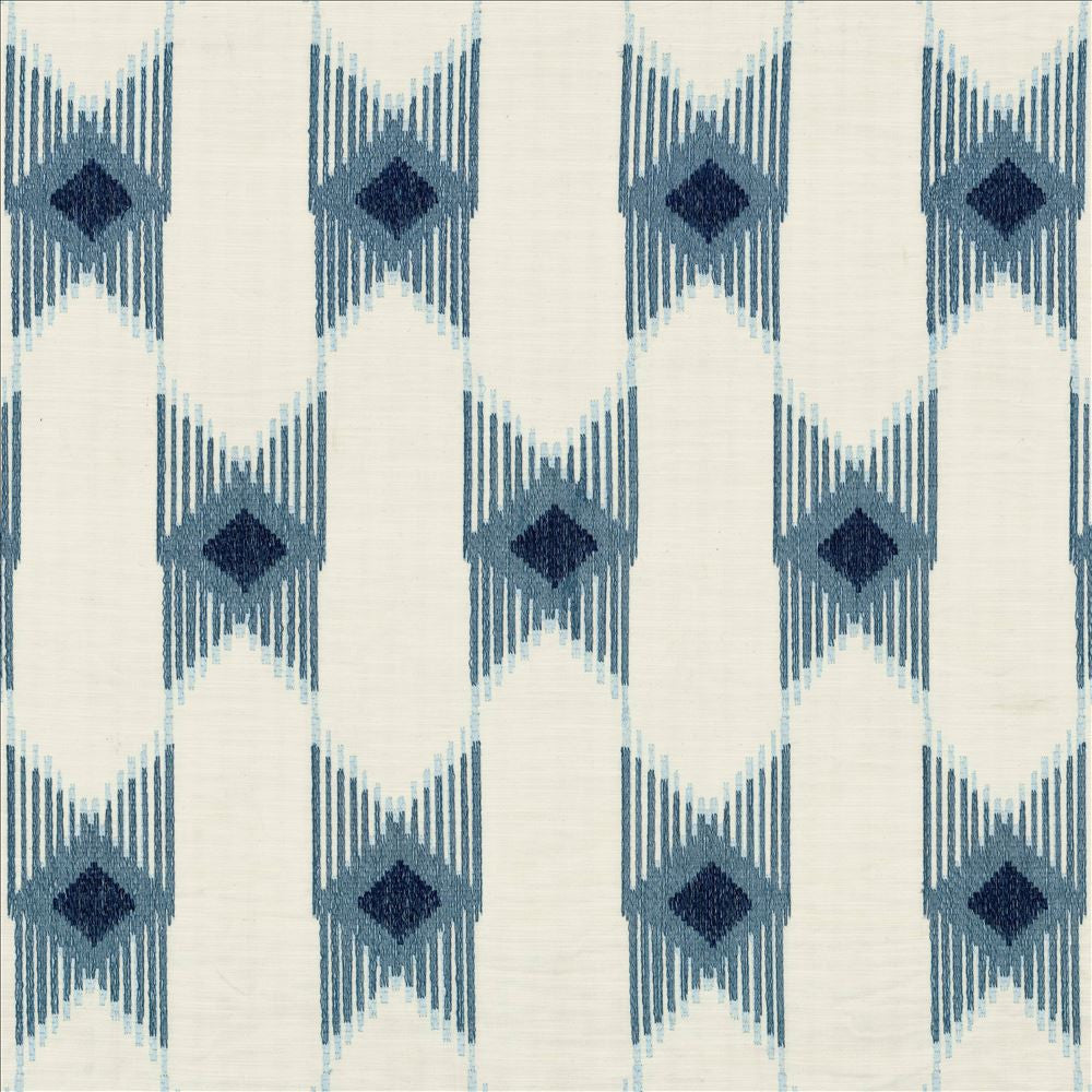Minnetonka Blue by Kasmir Fabric 1463 80% Cotton
20% Rayon
 INDIA 50,000 Wyzenbeek Double Rubs </p><p>Repeat: Horizontal: 6 5/8 inches and Vertical: 15 2/8 inches 52 - Fabric Carolina -