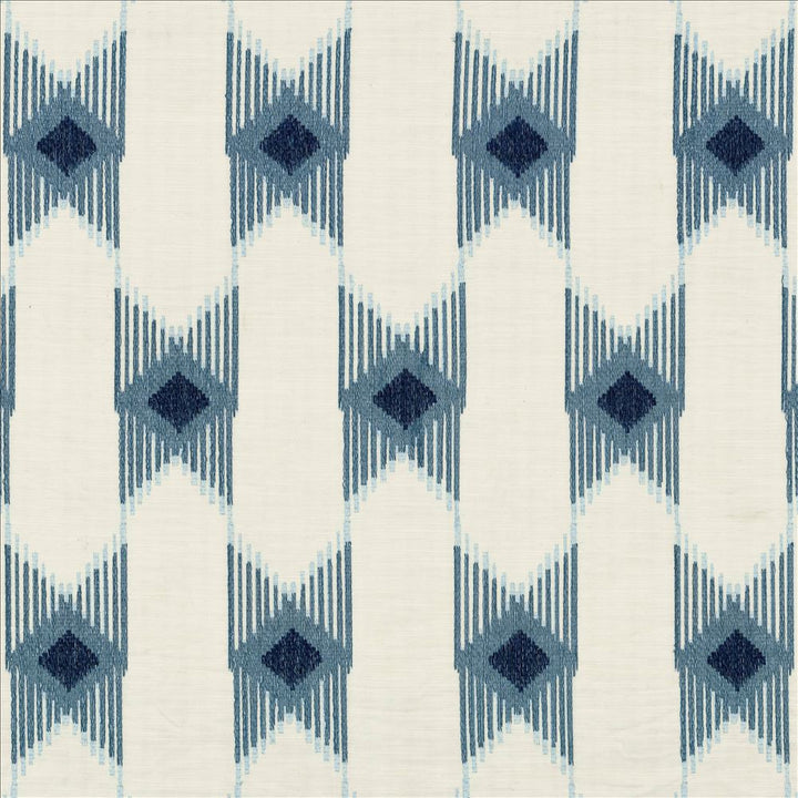 Minnetonka Blue by Kasmir Fabric 1463 80% Cotton
20% Rayon
 INDIA 50,000 Wyzenbeek Double Rubs </p><p>Repeat: Horizontal: 6 5/8 inches and Vertical: 15 2/8 inches 52 - Fabric Carolina -