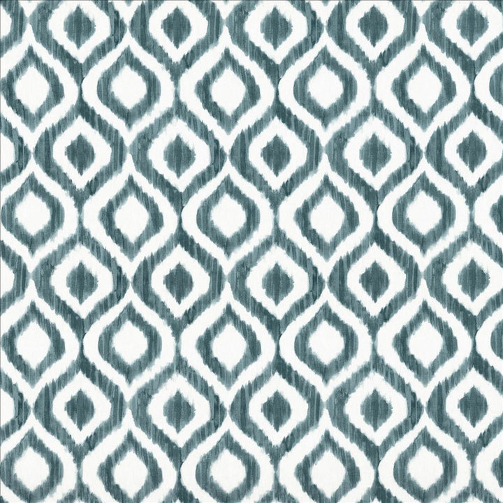 Mod Dreams Rainstorm by Kasmir Fabric 5115 100% Cotton TURKMENISTAN 15,000 Wyzenbeek Double Rubs Horizontal: 13 4/8 inches and Vertical: 18 inches 54 - 55 - Fabric Carolina -