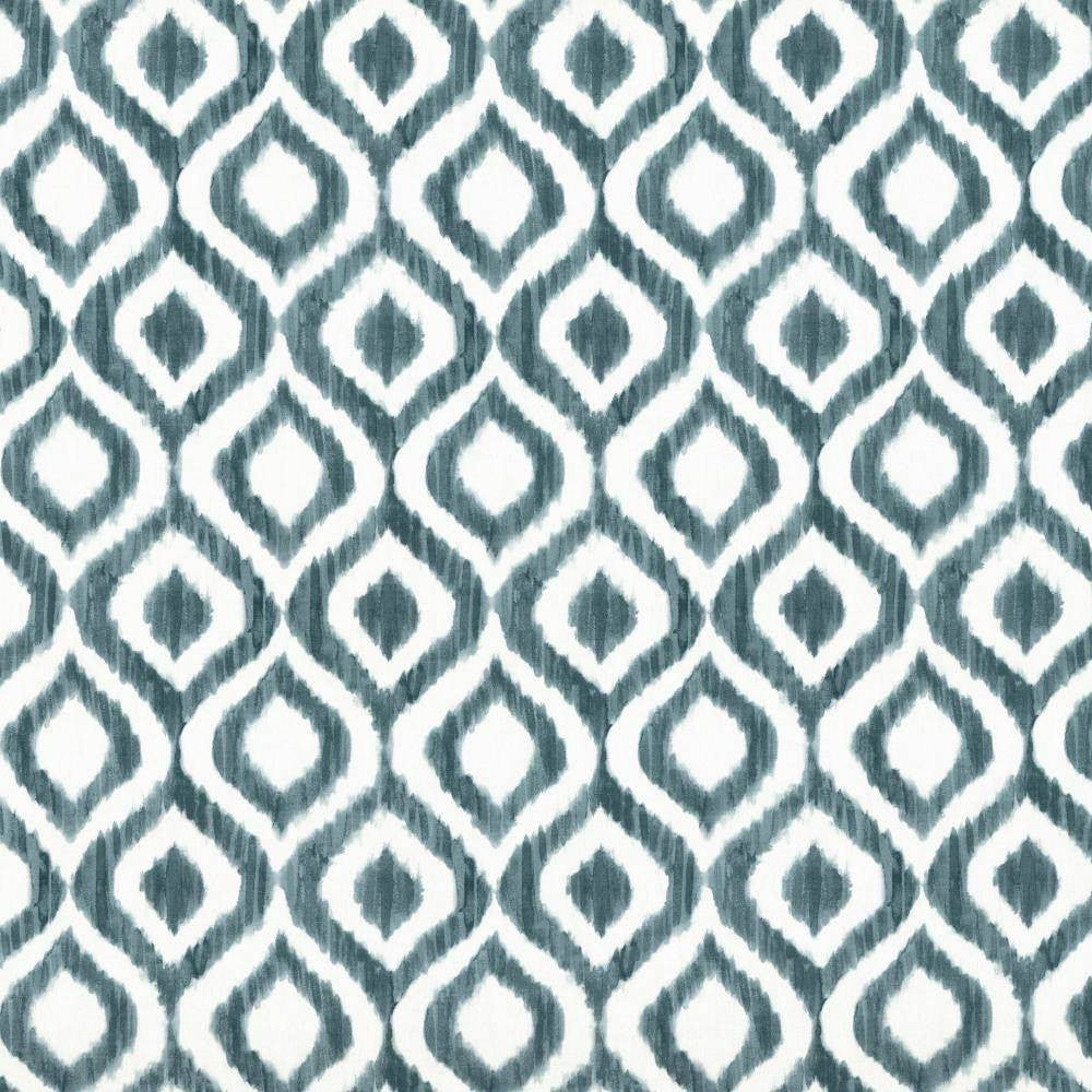 Mod Dreams Rainstorm by Kasmir Fabric 5115 TURKMENIST 15,000 Wyzenbeek Double Rubs H: 13 4/8 inches, V:18 inches 54 - 55 - Fabric Carolina - Kasmir